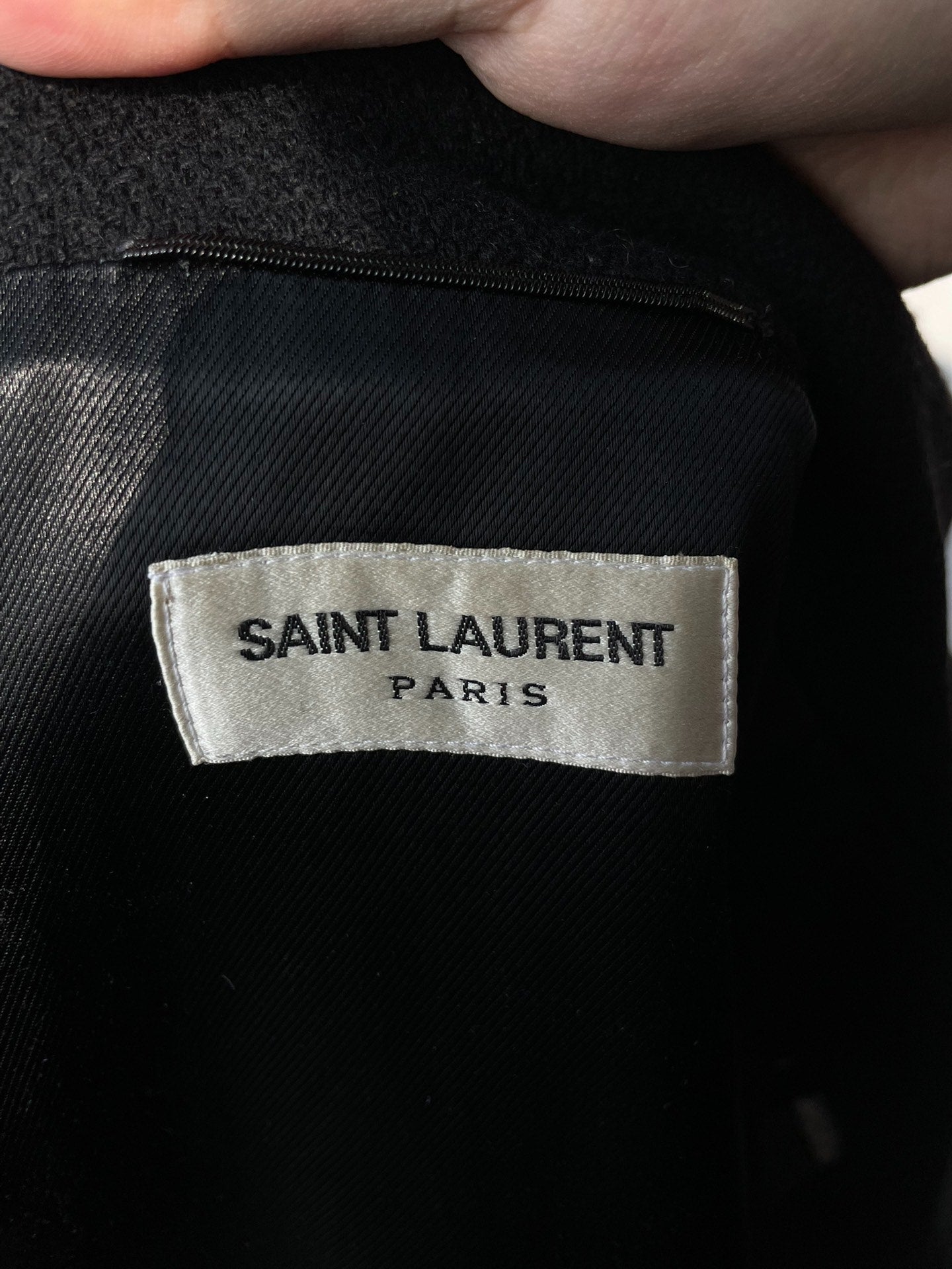 Saint Laurent Zebra Stripe Wool Jacket