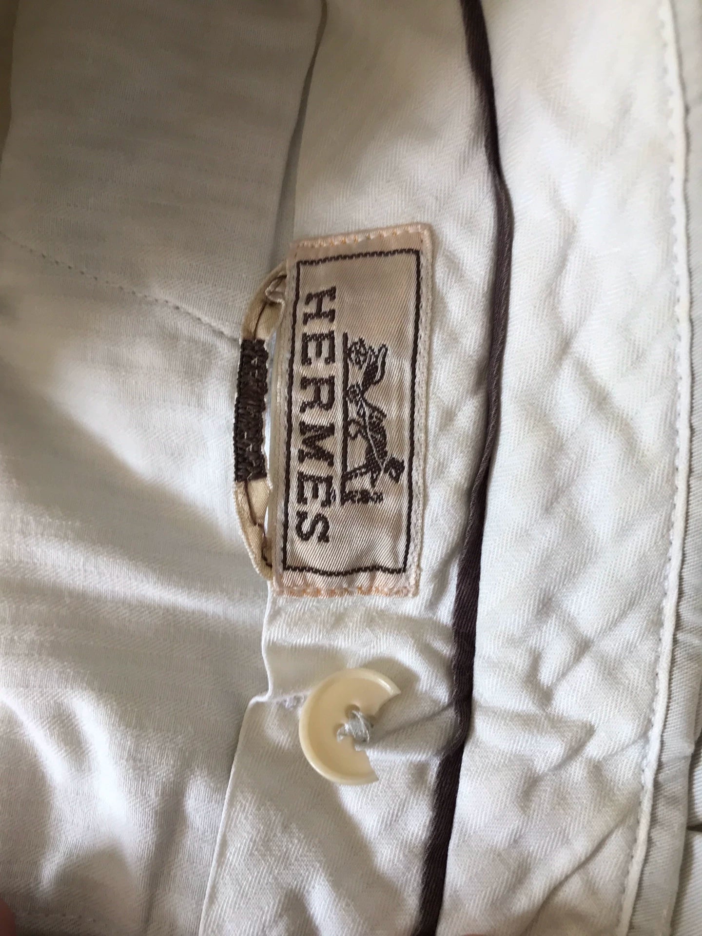 hermes casual pants with minor flaws