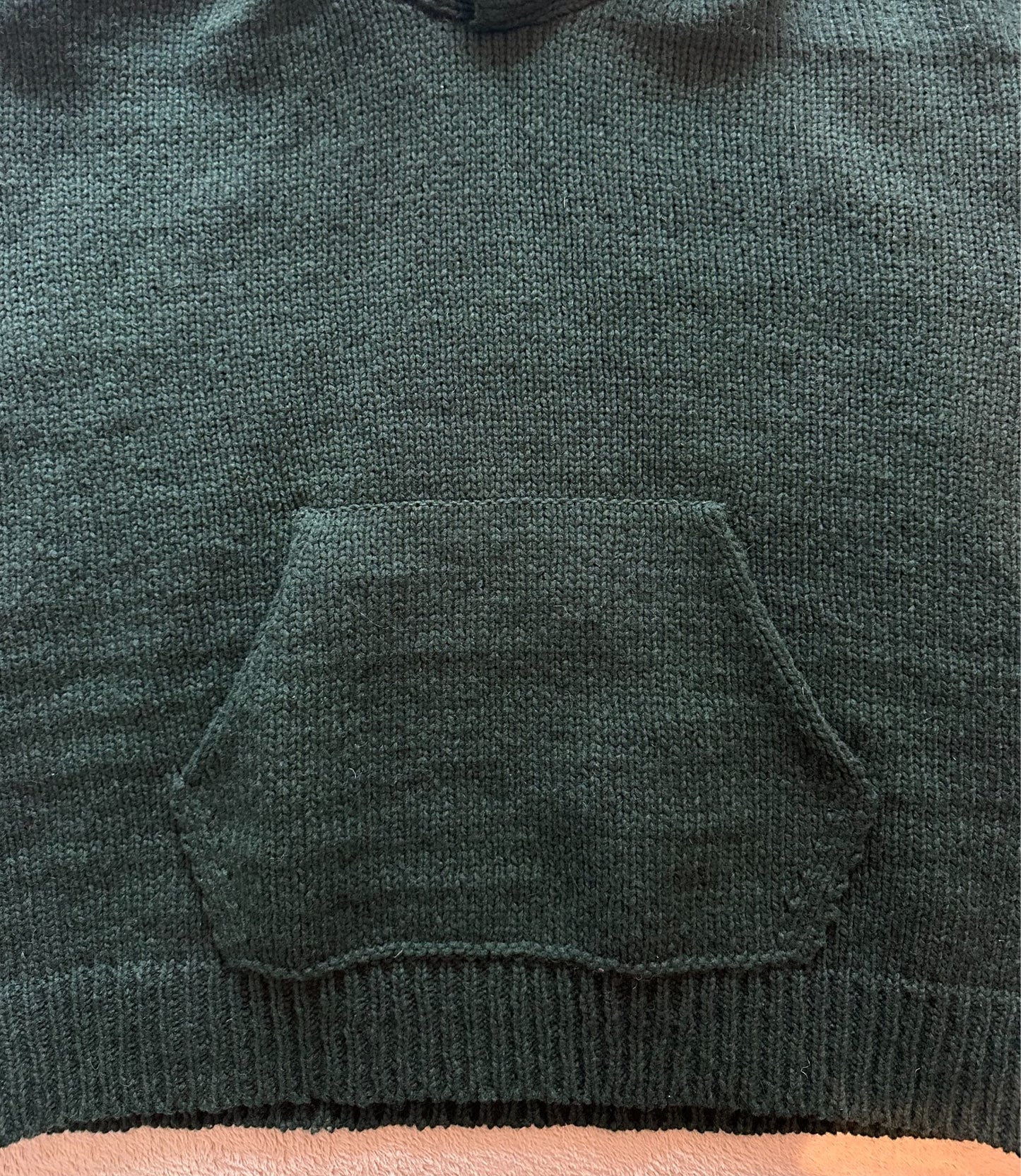 VISVIM 23AW Men's Green Knit Hoodie