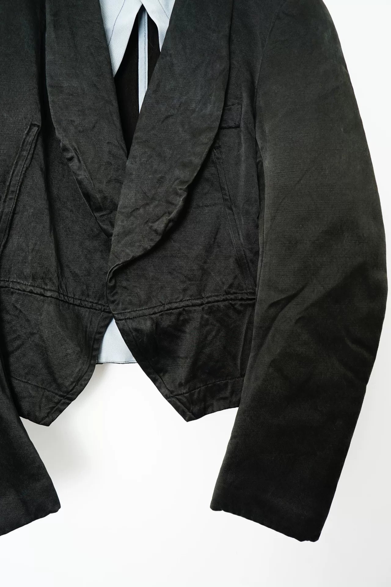 Comme des Garçons Silk Blend Structured Jacket