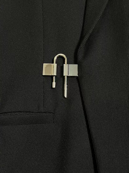 Givenchy Black Wool Coat for Men