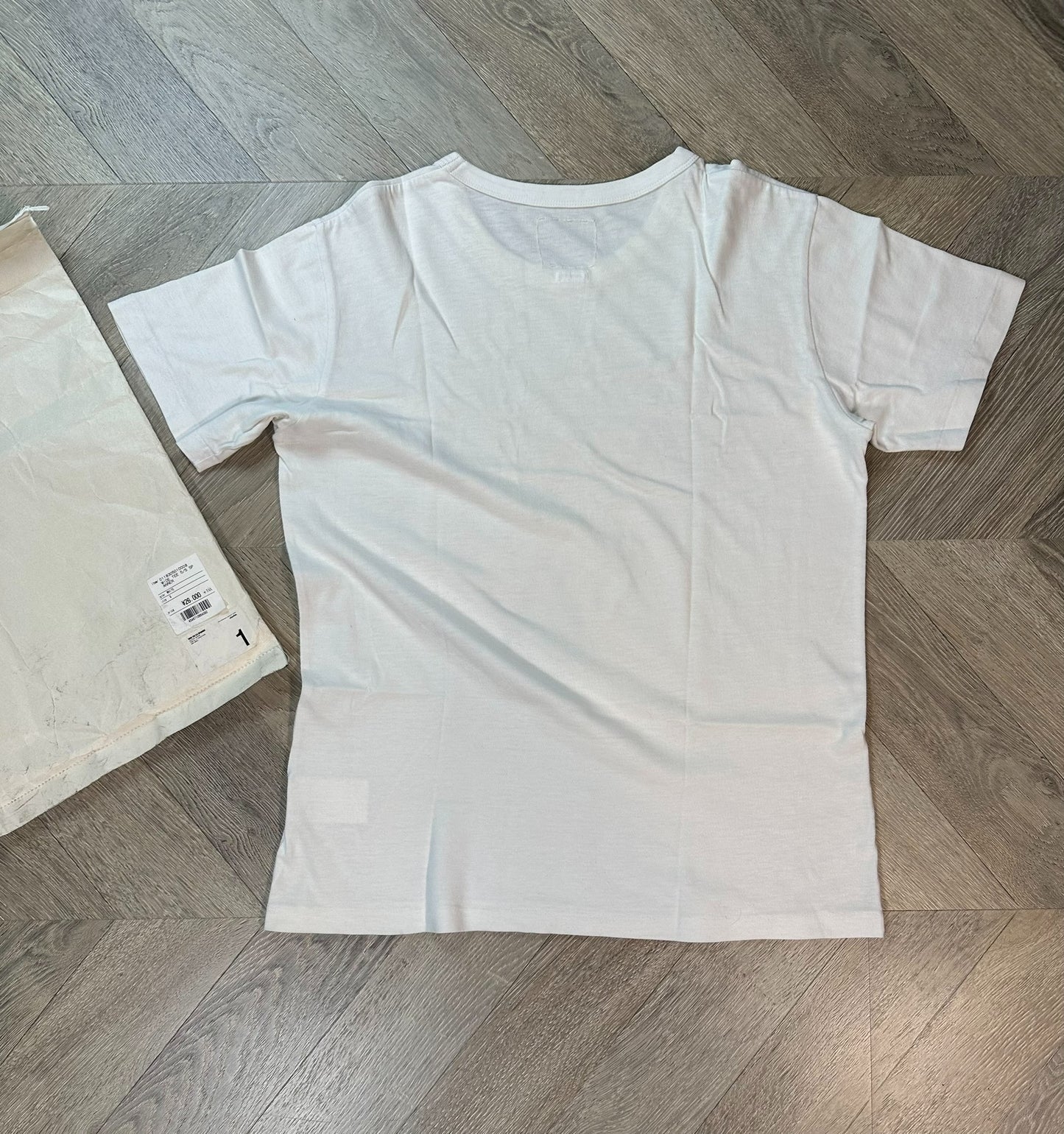 visvim spot wide tee with unique print