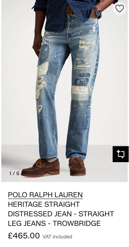 Polo Ralph Lauren Heritage Straight Jean