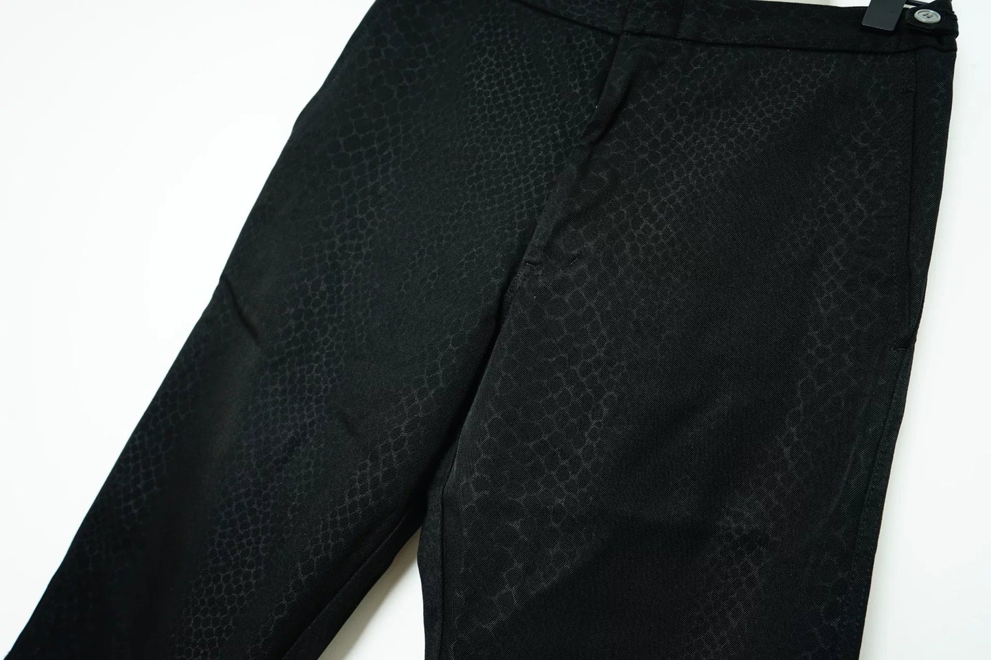 Comme des Garçons Dark Pattern Straight-Leg Pants