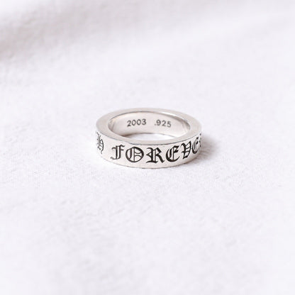 Chrome Hearts 925 Silver Forever Ring