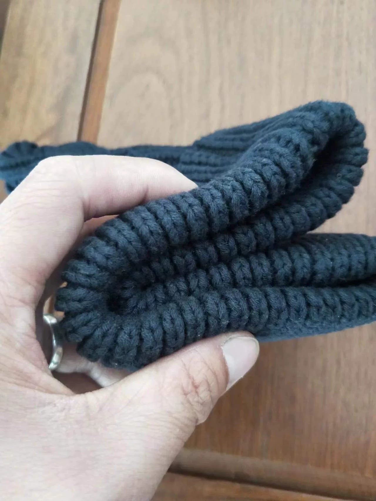 RRL Rare Blue Dyed Mountaineering Knit Hat