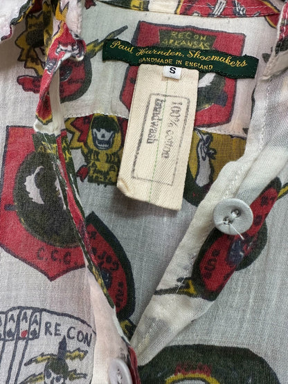 paul harnden early comic print shirt