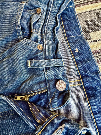 levi's vintage 501zxx denim jeans blue