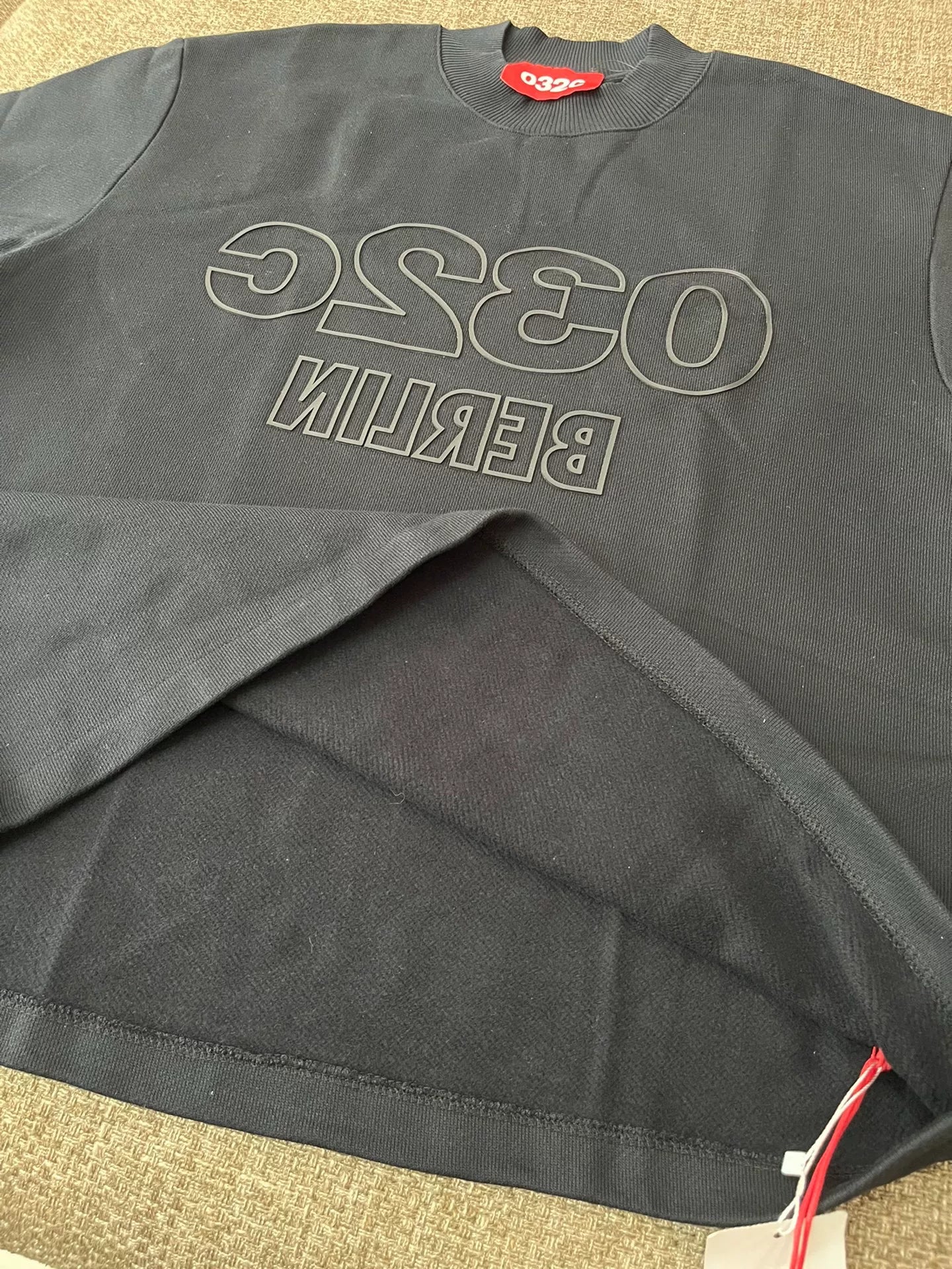 032C Dark Logo Short Sleeve Sweatshirt