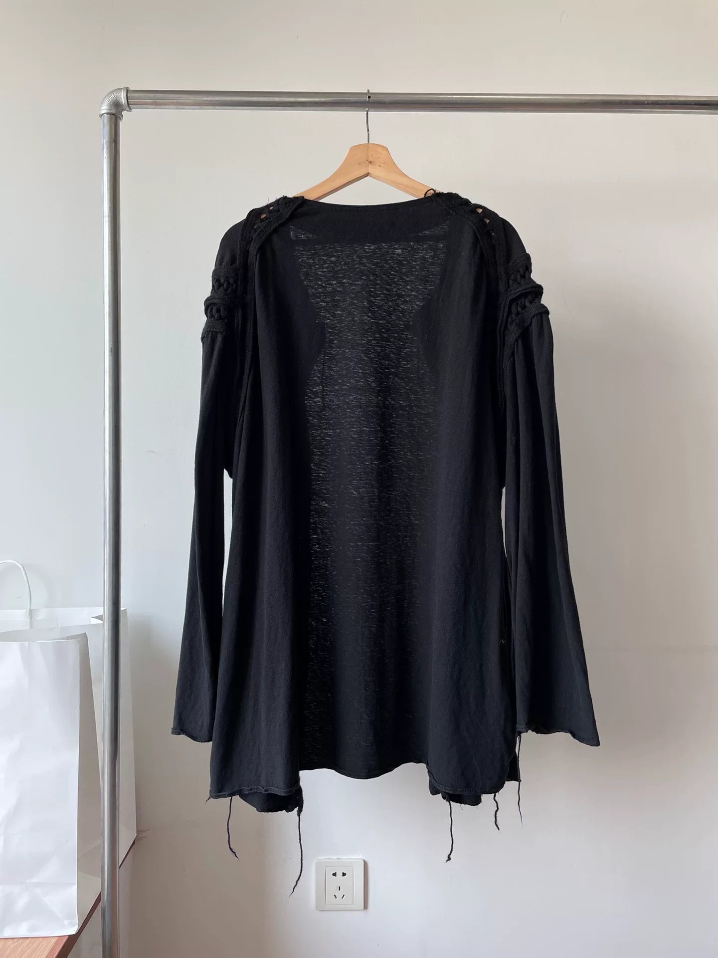 Yohji Yamamoto Pour Homme Black Cardigan