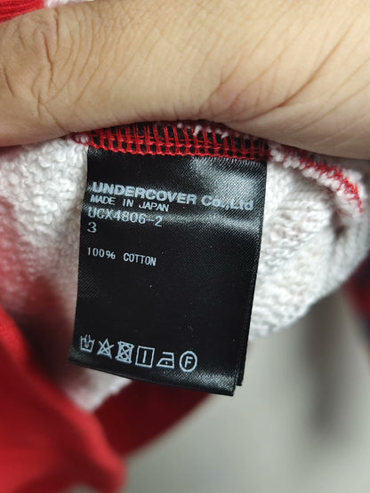 valentino x undercover graphic hoodie size 3