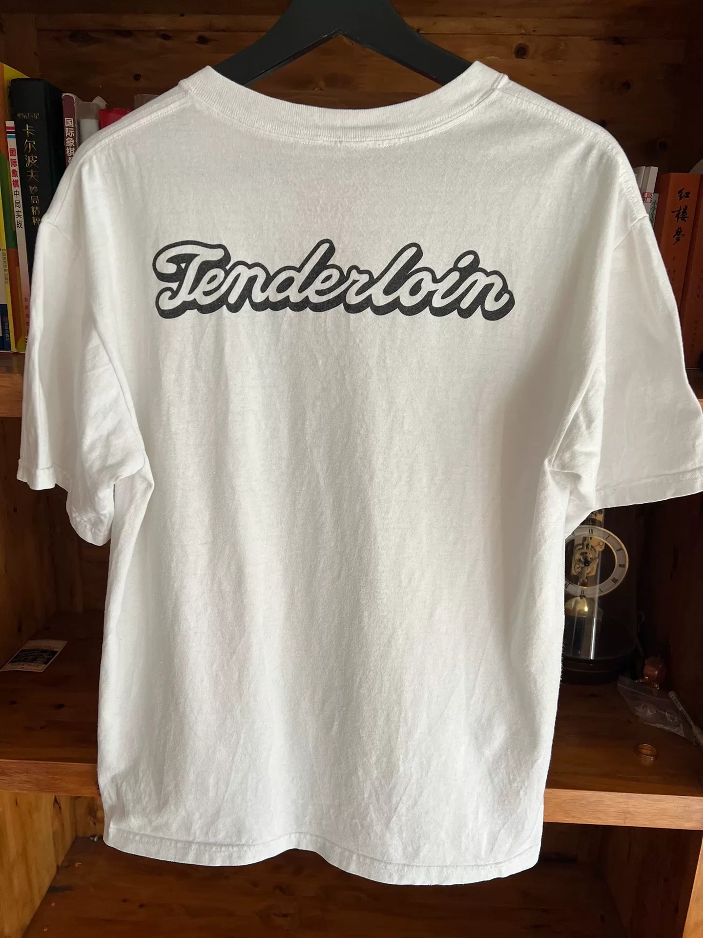 tenderloin white graphic short sleeve t-shirt