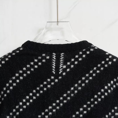 Saint Laurent Men's Zigzag Knit Sweater