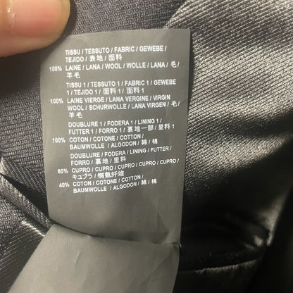 Saint Laurent Black Wool Coat