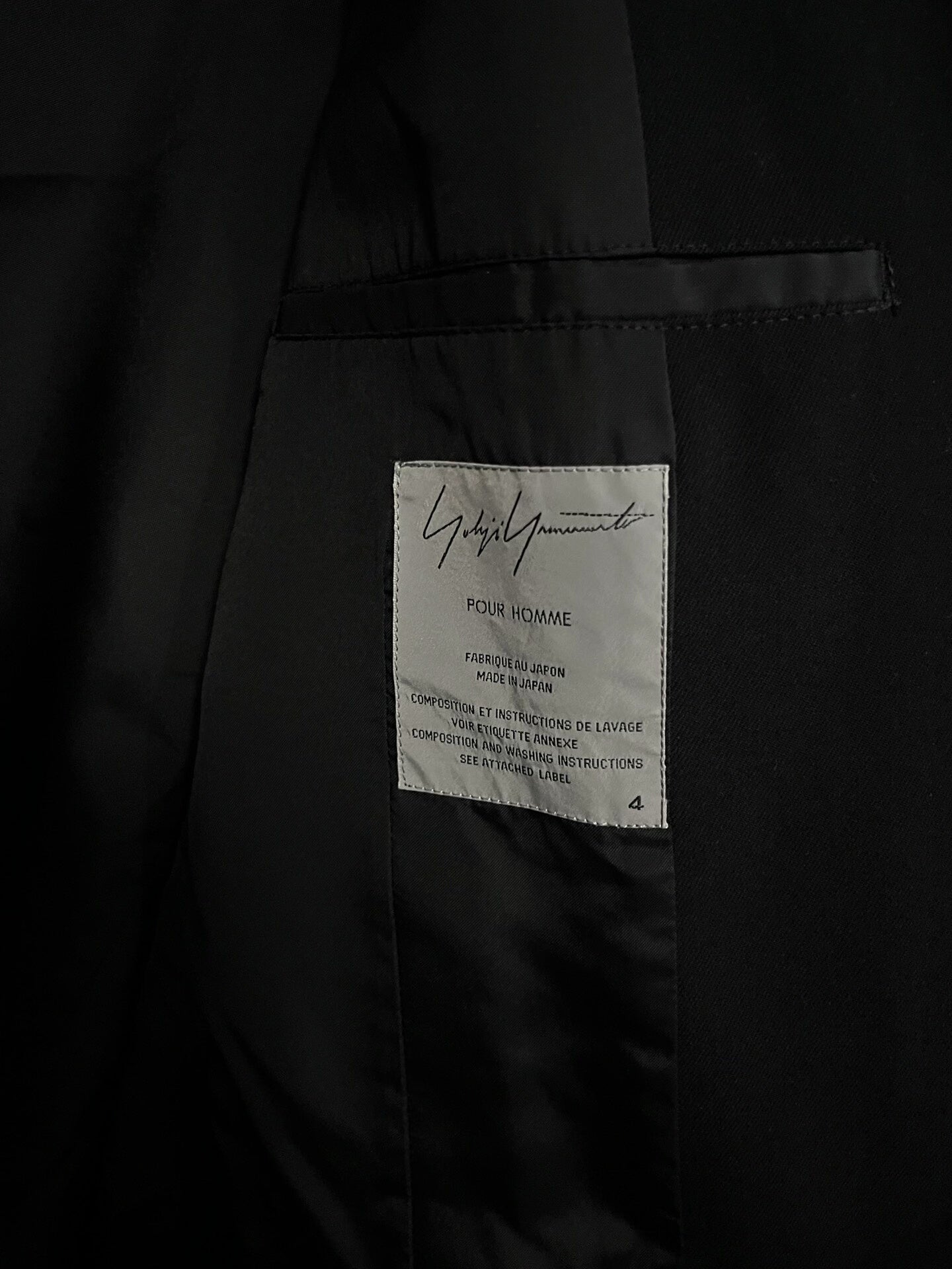 Yohji Yamamoto 04AW Zip Jacket