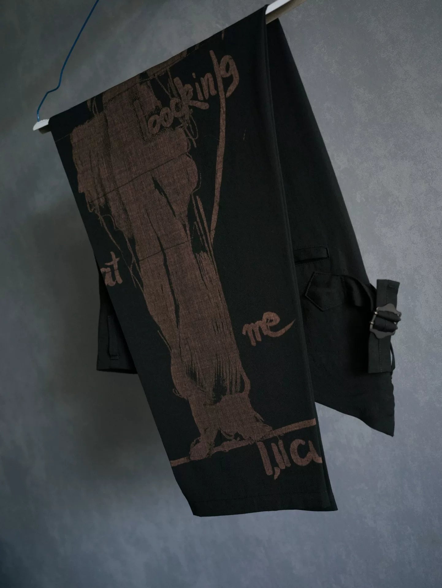 yohji yamamoto twin dye suit set