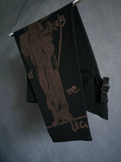 yohji yamamoto twin dye suit set