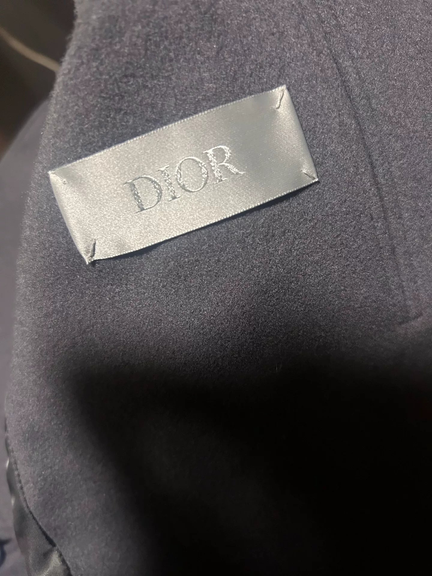 Dior Men Double-Breasted Wool Suit Jacket
