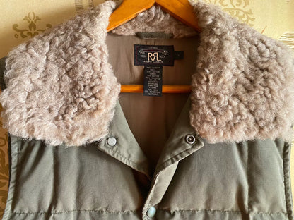 vintage ralph lauren military style vest