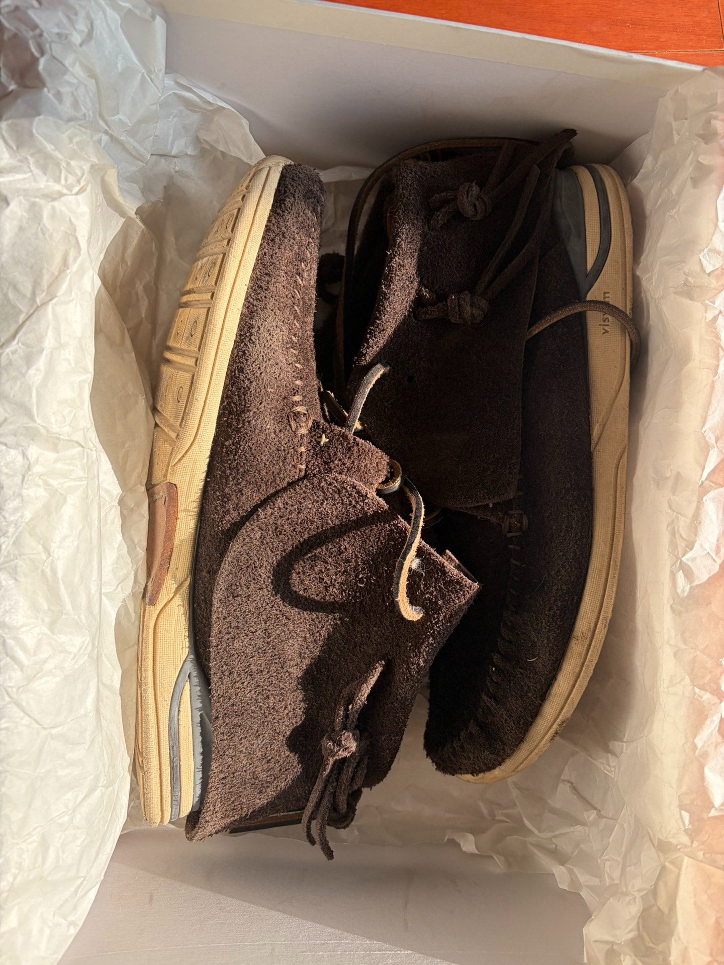 visvim fbt lgamo-folk dk.brown m10
