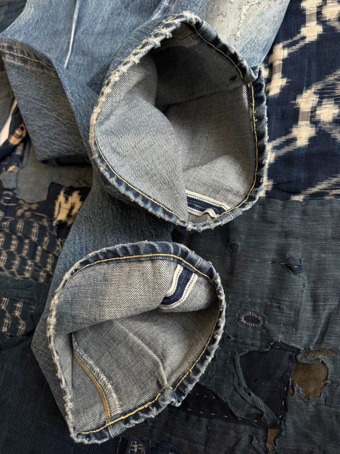 VISVIM 22SS JOURNEYMAN PANTS TACKED DMGD-27