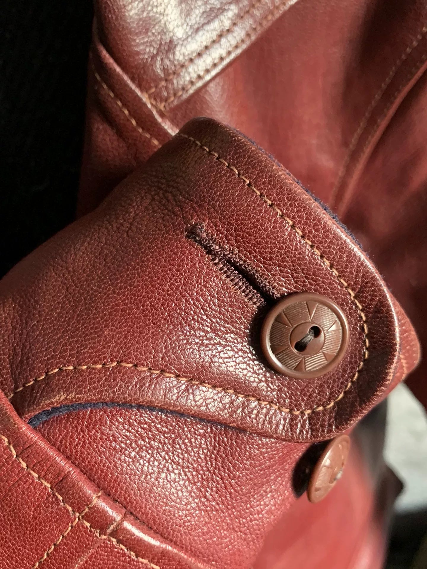 freewheelers burgundy leather jacket