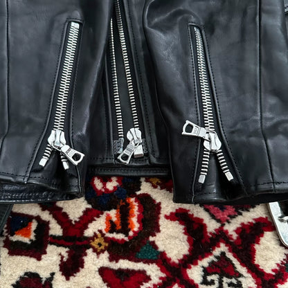 visvim leather motorcycle jacket size M