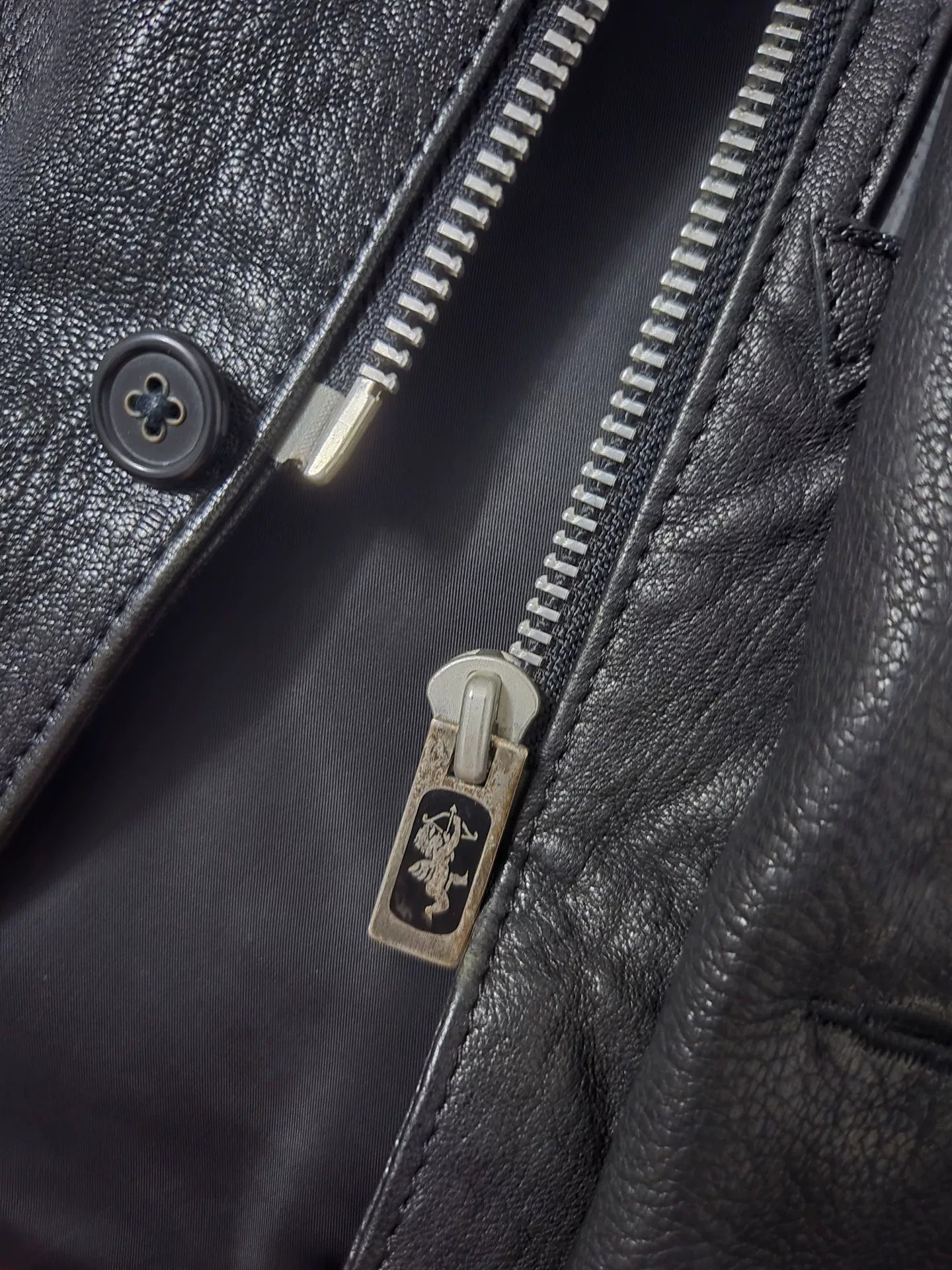 Classic Silver Leather Trench Coat