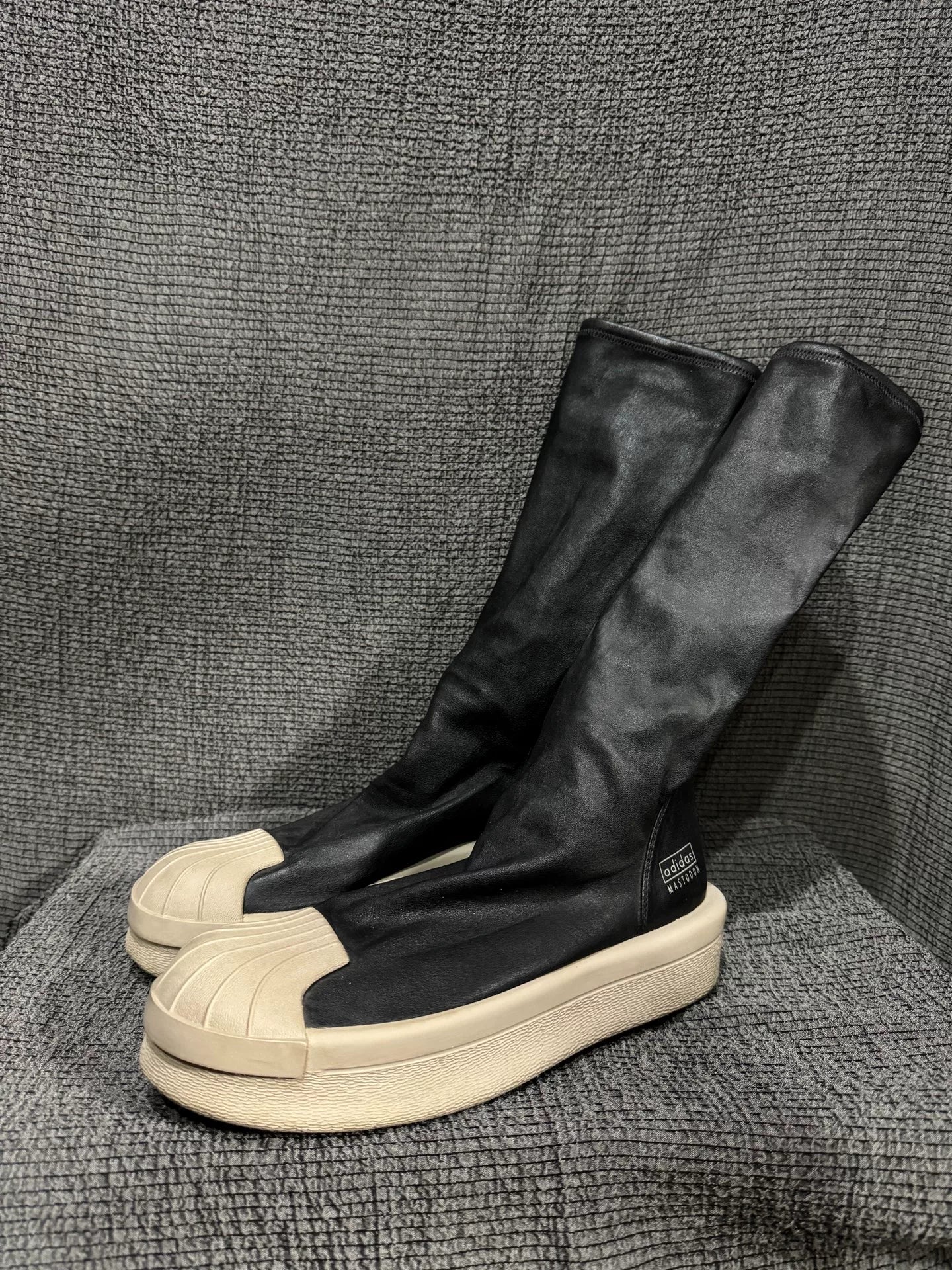 Rick Owens x Adidas High-Top Shell-Toe Boots