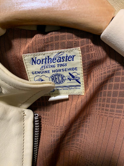 stylish beige leather jacket by tonys mccoys