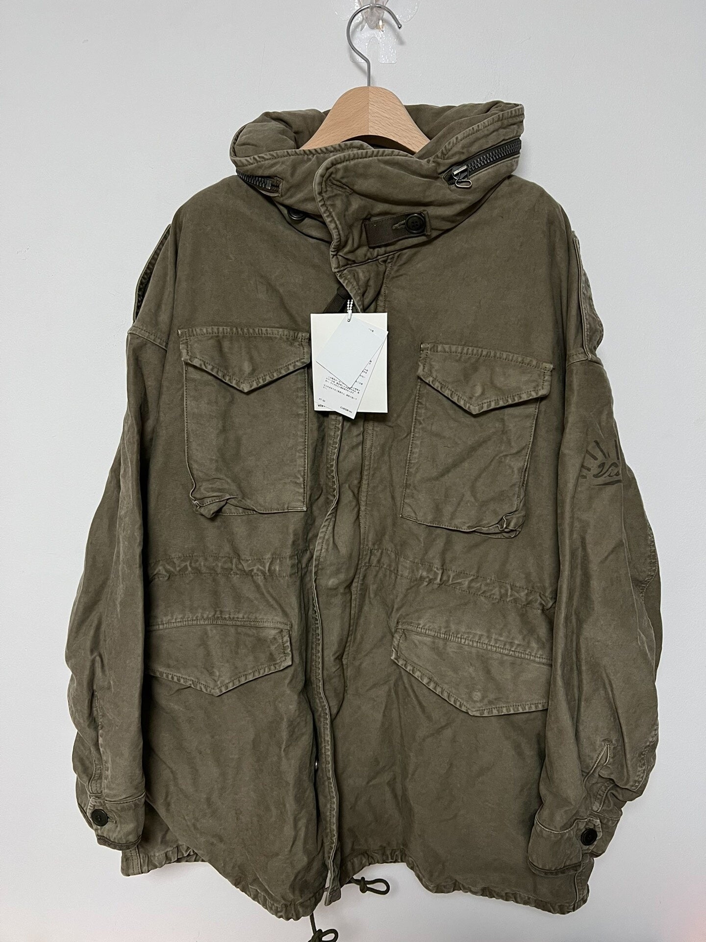 visvim 20SS Bickle Damaged Cargo Jacket