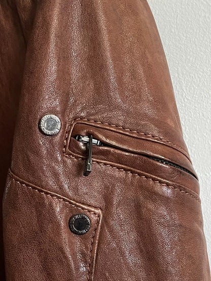 Dirk Bikkembergs Leather Motorcycle Jacket