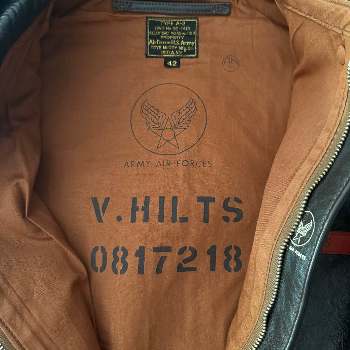 Toys McCoy A2 Flight Jacket in Brown