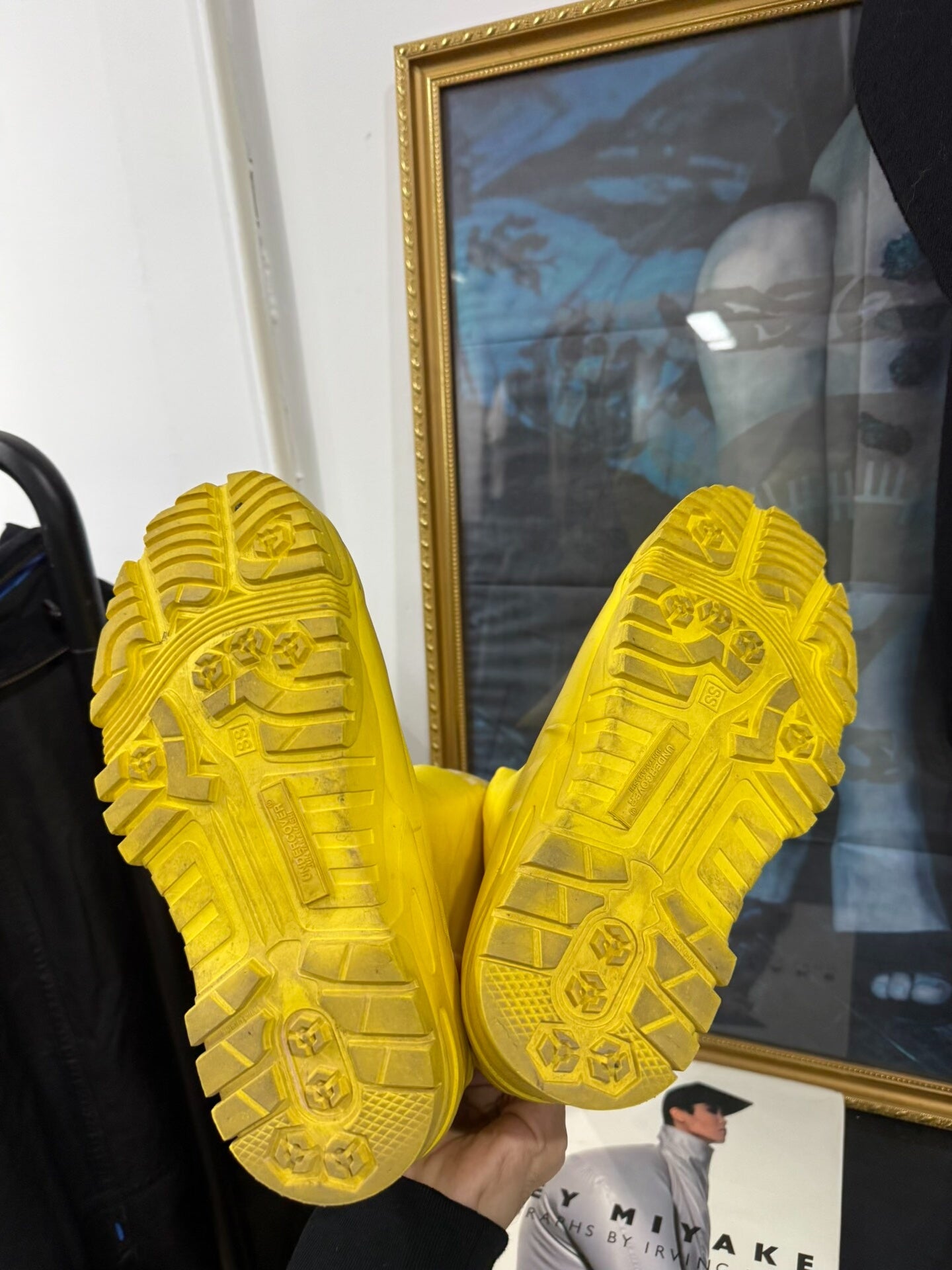 undercover we are infinite rain boots