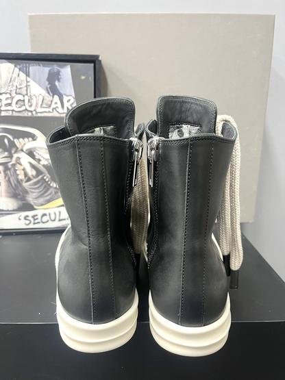 Rick Owens 24FW High-Top Leather Sneakers