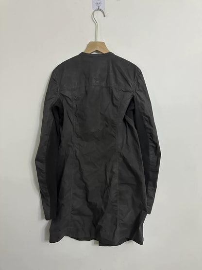dark long sleeve jacket by rick owens