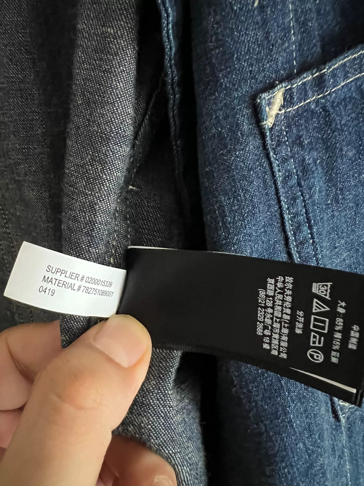 RRL Double RL Indigo Cotton-Linen Blazer