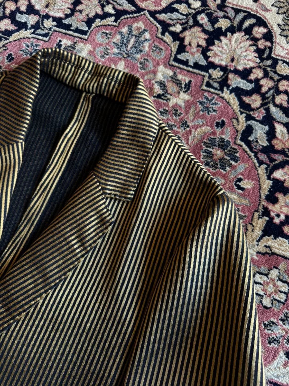 Haider Ackermann Gold Thread Suit Jacket