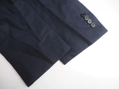 navy wool blazer by kiton