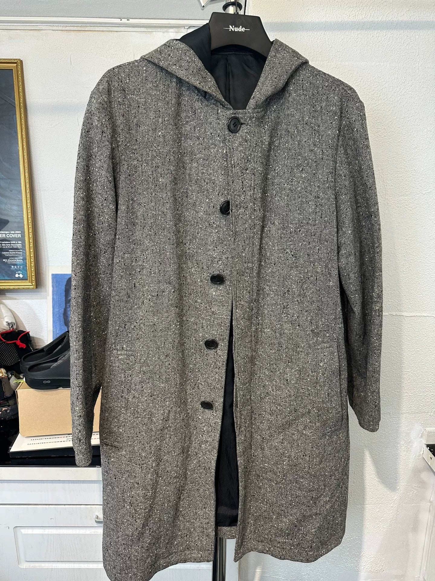 Yohji Yamamoto A.A.R Hooded Snowflake Coat