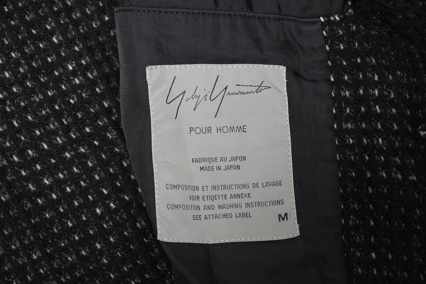 Yohji Yamamoto 1997AW Waffle Weave Jacket