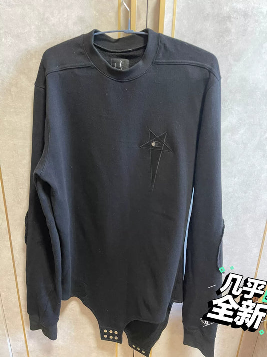 Rick Owens X Champion Embroidered Pullover Sweatshirt