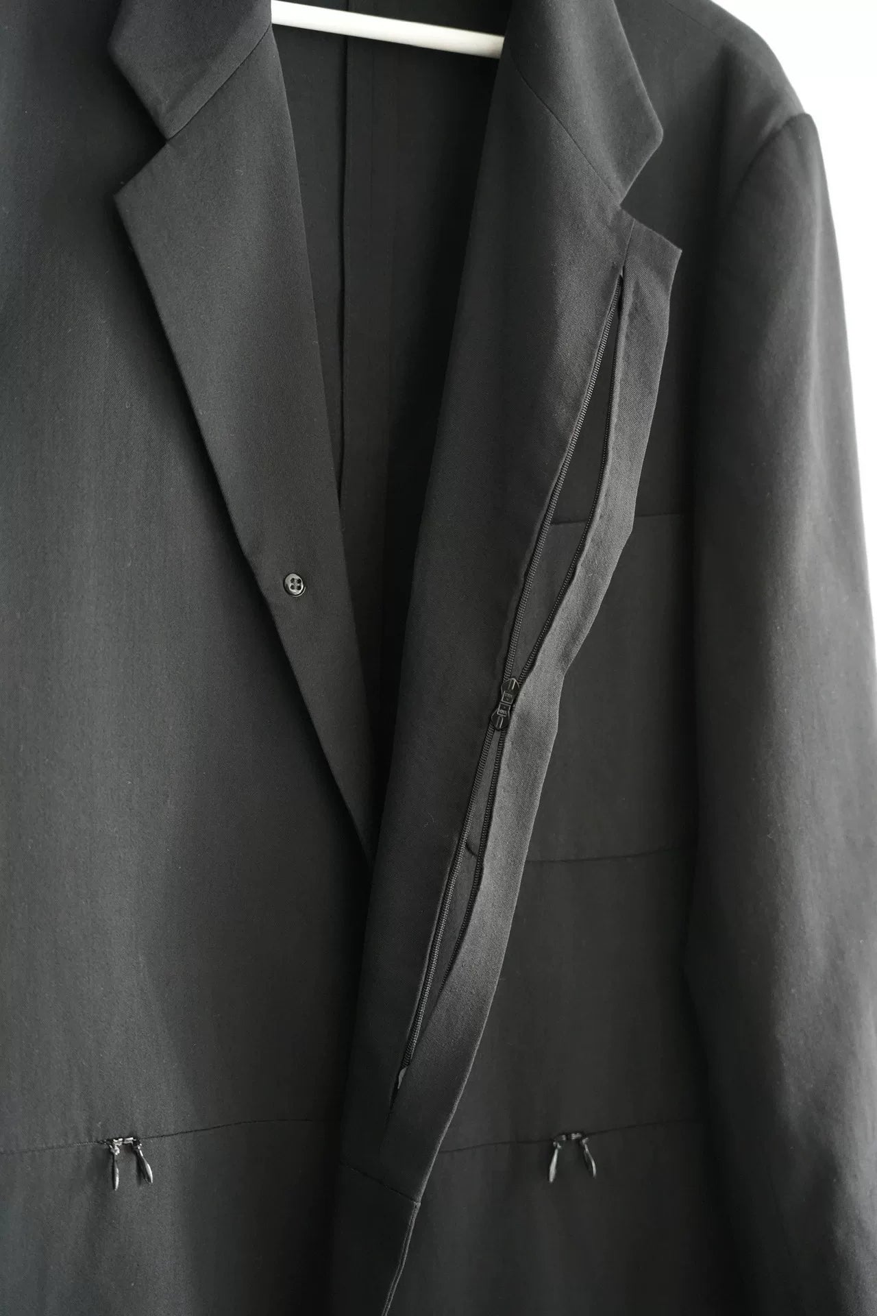 Yohji Yamamoto Water Drop Zip Blazer