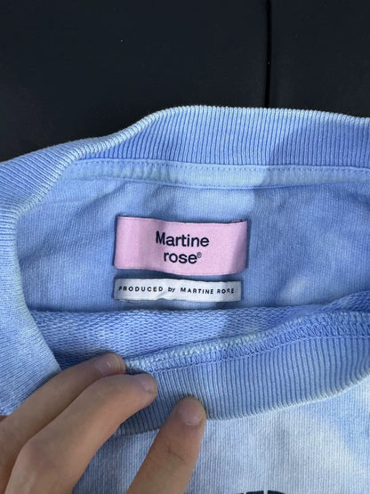Martine Rose Tie-Dye Crewneck Sweatshirt