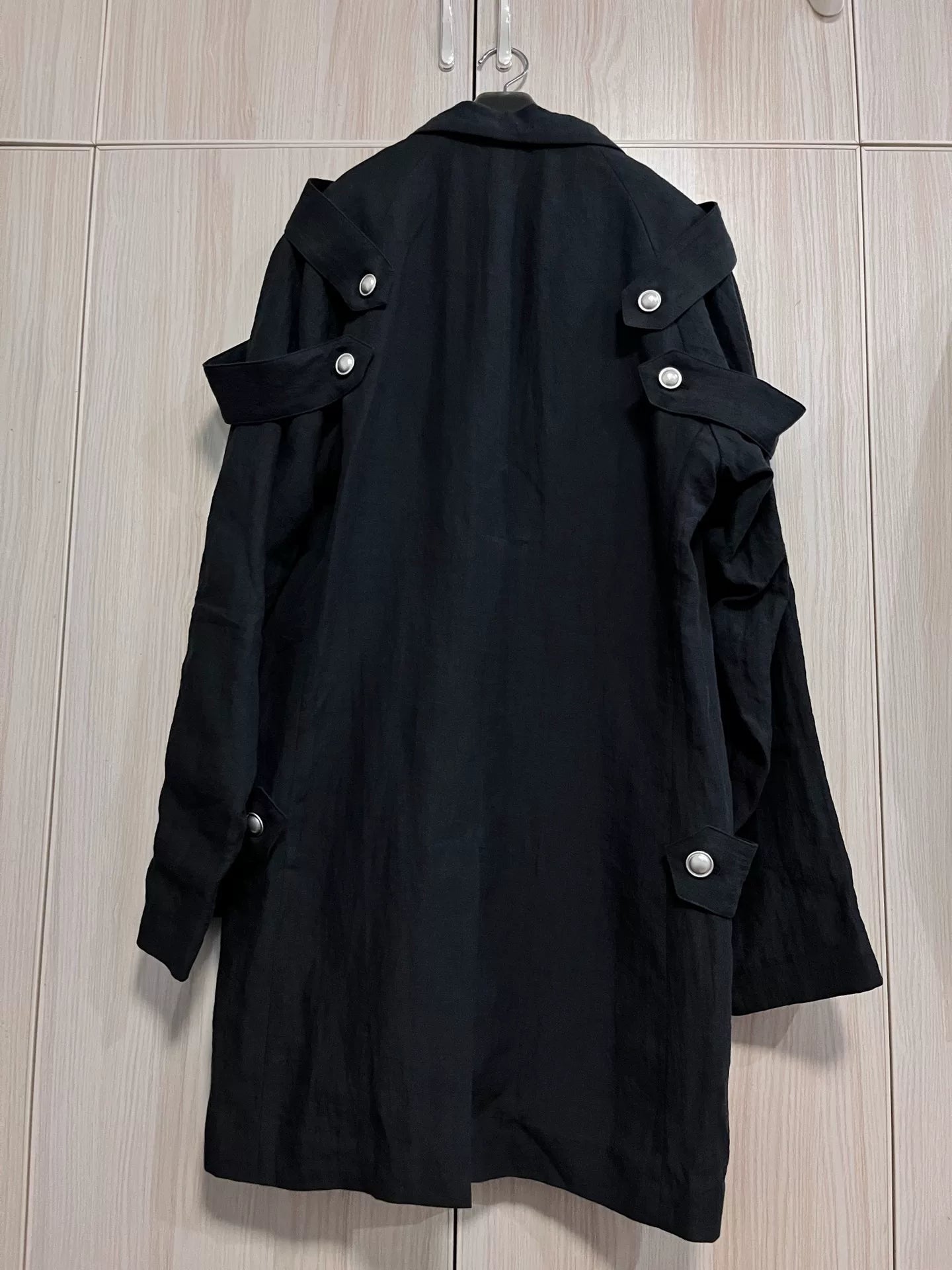 Yohji Yamamoto Black Button-Up Jacket