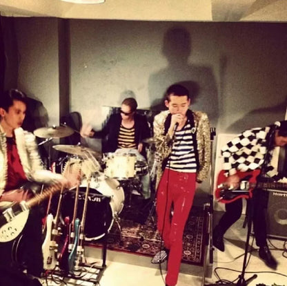 metallic gold sequin blazer jacket