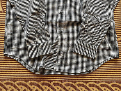 Levi's LVC Black White Check Cotton Shirt L