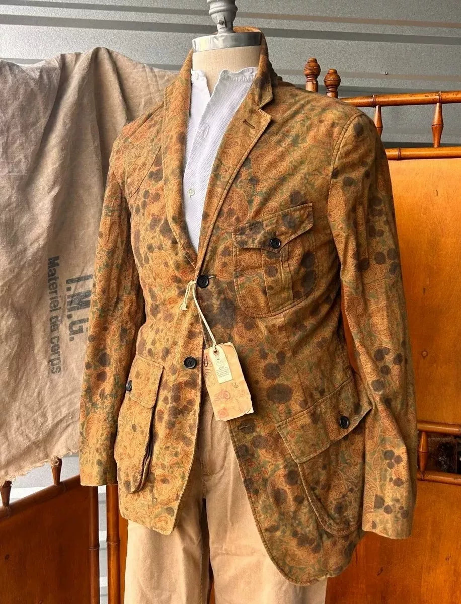 RRL Ralph Lauren Camo Paisley Blazer