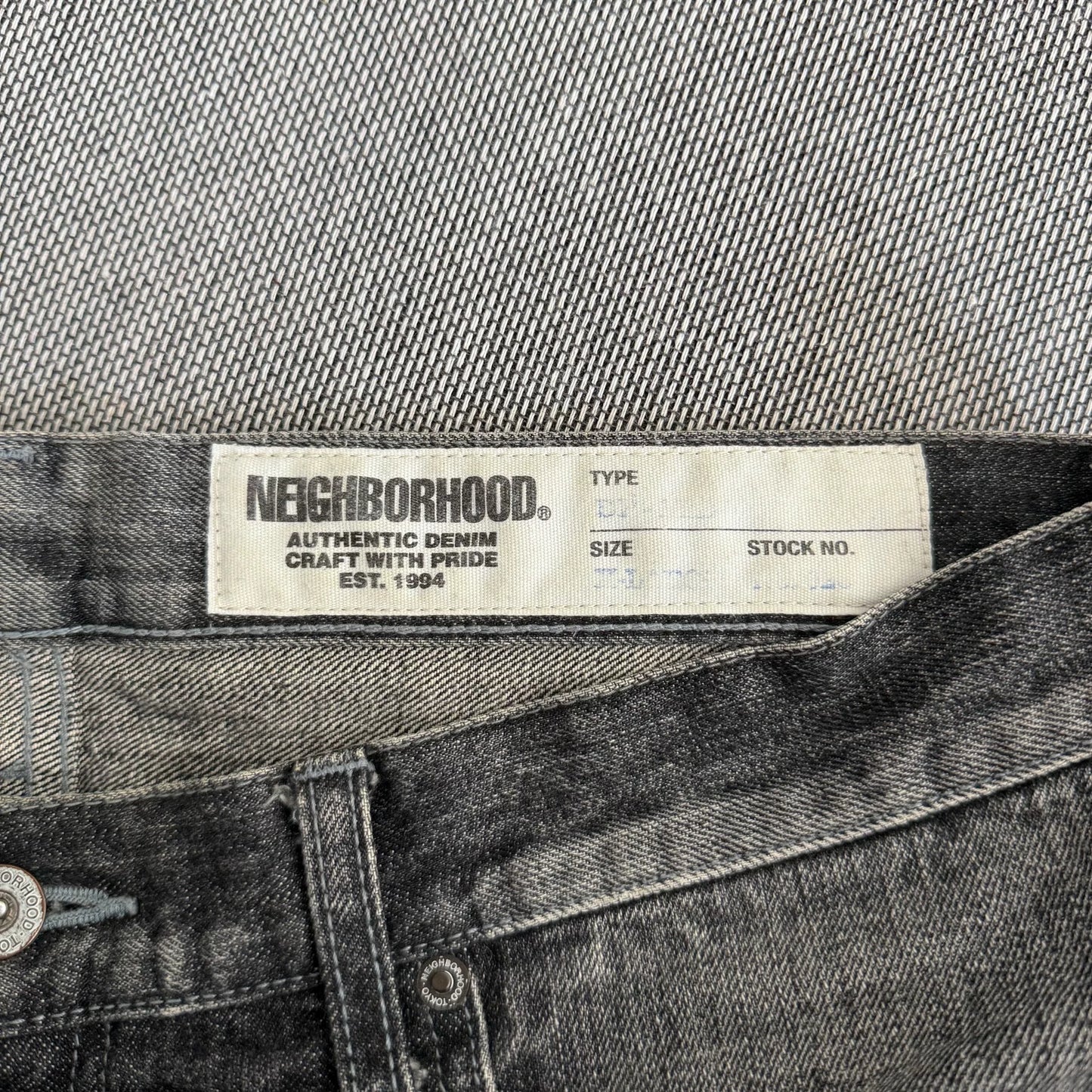 Neighborhood Basic Washed Denim Pants XL