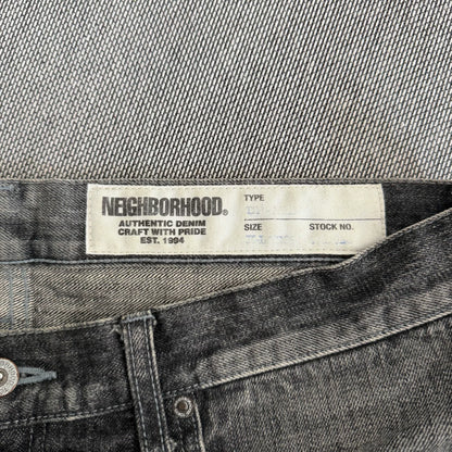Neighborhood Basic Washed Denim Pants XL